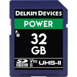 Delkin Power SDHC Class 10 UHS-II U3 V90 300/250MB/s 32GB