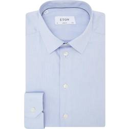 Eton Super Slim Fit Point Collar Shirt - Light Blue