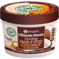 Garnier Ultimate Blends Hair Food Smoothing Coconut & Macadamia 3-in-1 Hair Mask 390ml