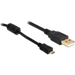 DeLock 82299 USB A-USB Micro-B 2.0 Ferrite 1m