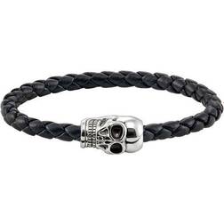 Thomas Sabo Skull Bracelet - Silver/Black