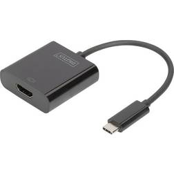 Digitus USB C-HDMI 3.1 M-F 0.2m
