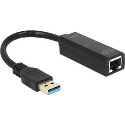 DeLock USB A-RJ45 3.0 M-F Adapter