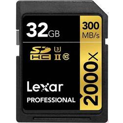 Lexar Media SDHC Professional UHS-II U3 300MB/s 32GB (2000x)
