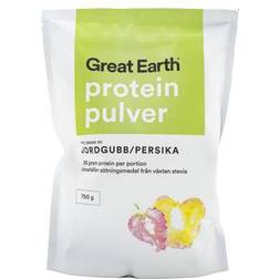Great Earth Protein Pulver Jordgubb/Persika 750g