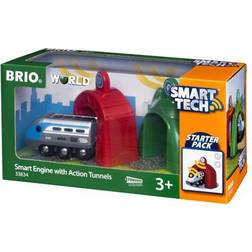 BRIO Smart Tech lok med action-tunnlar 3834