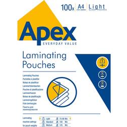 Apex Light Laminating Pouches 75-80mic A4 100