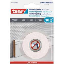 TESA Mounting Tape for Wallpaper Plaster 1500x19mm