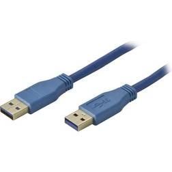 Deltaco Gold USB A - USB A 3.0 1m