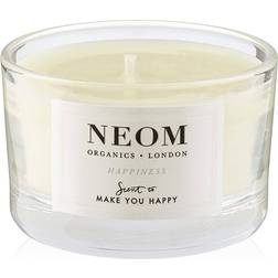Neom Organics Happiness Travel Scented Candle White Neroli Mimosa & Lemon Doftljus 420g