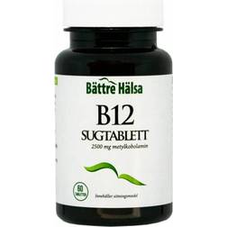 Bättre hälsa B12 Sugtablett 60 st