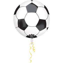 Amscan Foil Ballon Orbz Soccer Ball White/Black