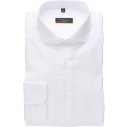 Eterna Slim Fit Long Sleeve Shirt - White