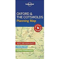 Lonely Planet Oxford & the Cotswolds Planning Map (Falsad, 2019)