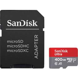 SanDisk Ultra MicroSDXC Class 10 UHS-I U1 A1 V10 100MB/s 400GB +Adapter