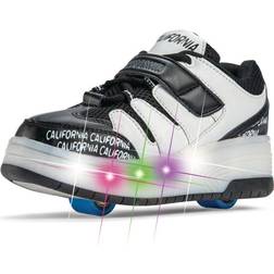 California Roller Shoe with Light - Black