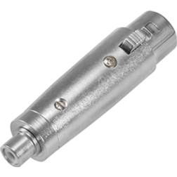Omnitronic RCA-XLR F-F Adapter