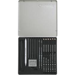 Cretacolor Black Box Charcoal Drawing Pencils 20-pack