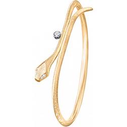 Ole Lynggaard Snakes Mini Bracelet - Gold/Diamonds