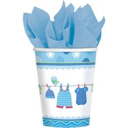 Amscan Paper Cup Shower With Love Boy 8-pack