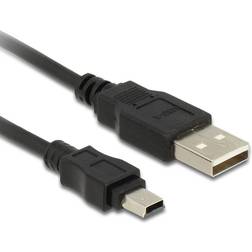 DeLock 5 pin USB A-USB Mini-B 2.0 3m