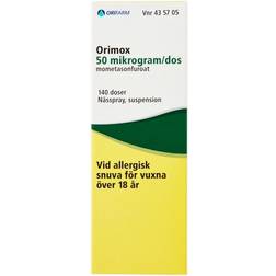Orimox 50mg 140 doser Nässpray