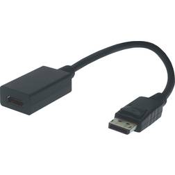 M-CAB HDMI-DisplayPort M-F 0.2m