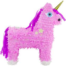 Folat Piñata and Piñata Sticks Unicorn Pink