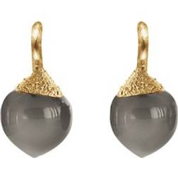Ole Lynggaard Dew Drops Small Earrings - Gold/Moonstone