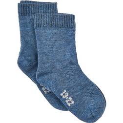 Minymo Sock 2-pack - Blue Melange (5075-705)