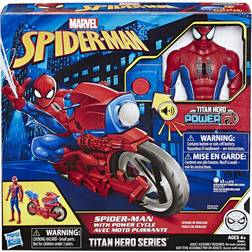 Hasbro Marvel Spider Man Titan Hero Series Spider Man with Power FX Cycle E3364