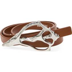 Rodebjer Shell Belt - Brown/Silver