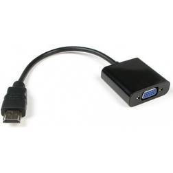 Techly HDMI-VGA/3.5mm/USB Micro-B M-F 0.2m