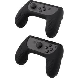 Deltaco Nintendo Switch Joy- Con Silicone Controller Grips - Black