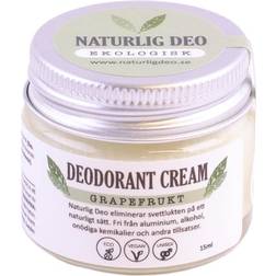 Naturlig Deo Ekologisk Deo Cream Grapefrukt 15ml