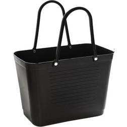 Hinza Shopping Bag Small (Green Plastic) - Black