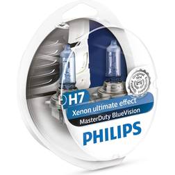 Philips H7 MasterDuty BlueVision Halogen Lamps 70W PX26d 2-pack
