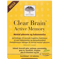 New Nordic Clear Brain Active Memory 30 st