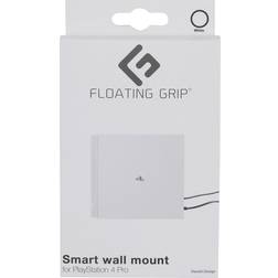 Floating Grip PS4 Pro Console Wall Mount - White