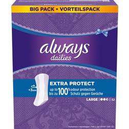 Always Dailies Extra Protect Large 52-pack