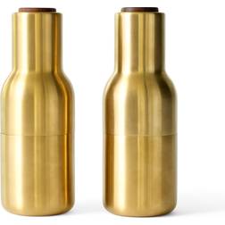 Menu Brushed Brass Bottle Pepparkvarn, Saltkvarn 2st 20.5cm
