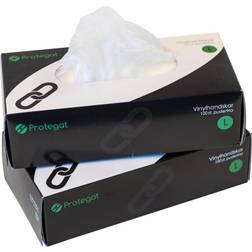 Protegat Vinyl Disposable Gloves 100-pack