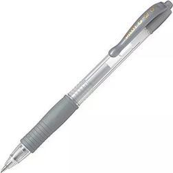 Pilot G2 Metallic Silver Gel Pen 0.7mm