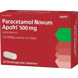 Paracetamol Novum Apofri 500mg 20 st Tablett