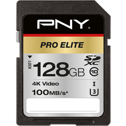 PNY Pro Elite SDXC Class 10 UHS-I U3 100/90MB/s 128GB