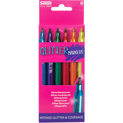 Sense Glitter Markers 6 Pack
