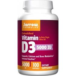 Jarrow Formulas Vitamin D3 5000IU 100 st