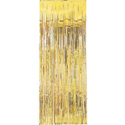 Amscan Curtain Metallic Gold