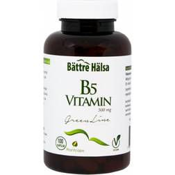 Bättre hälsa B5 Vitamin Green Line 100 st