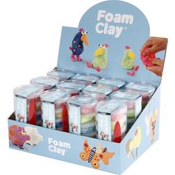 Foam Clay Assorted Colours Clay 12 Sets
